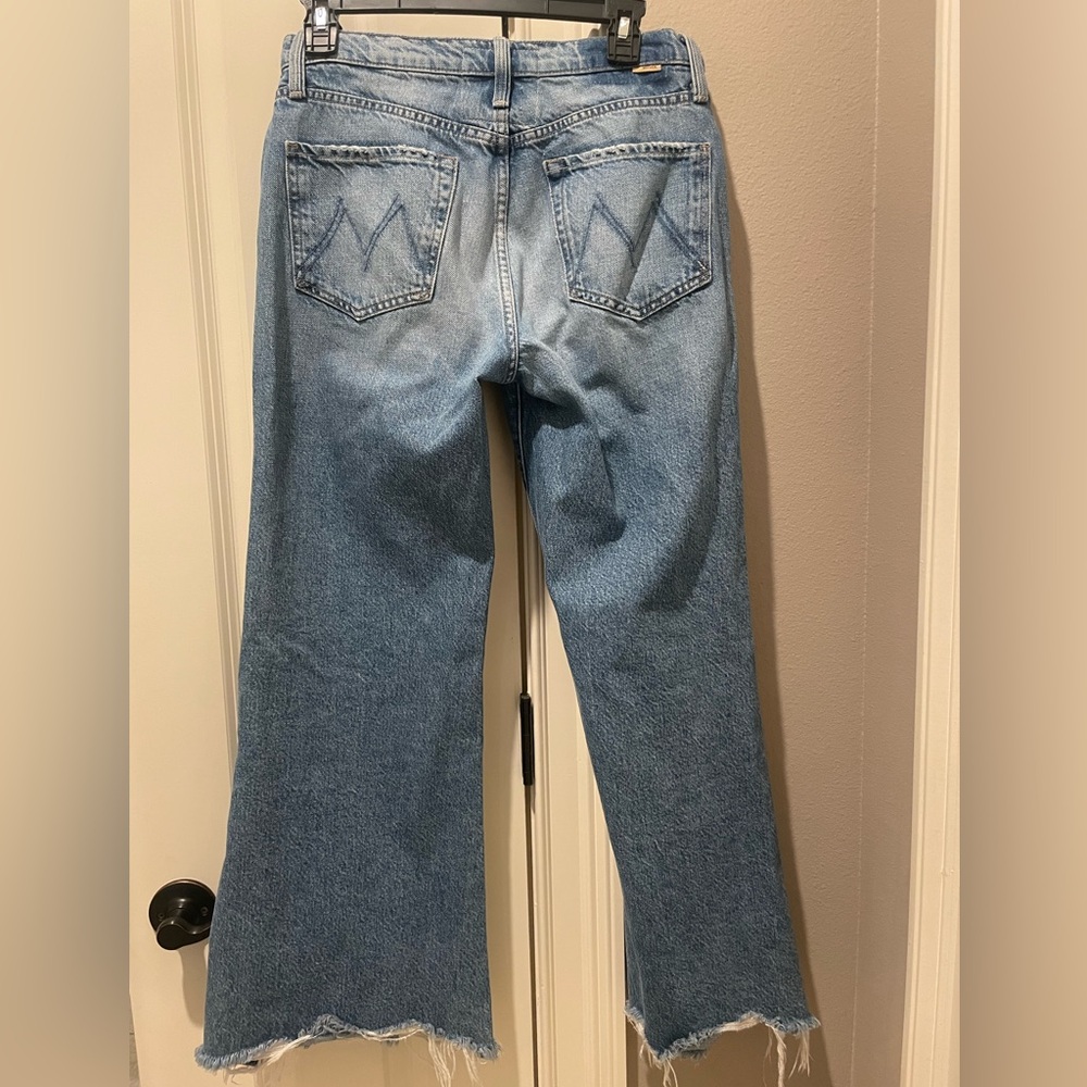 Mother jeans. The tomcat roller chew.